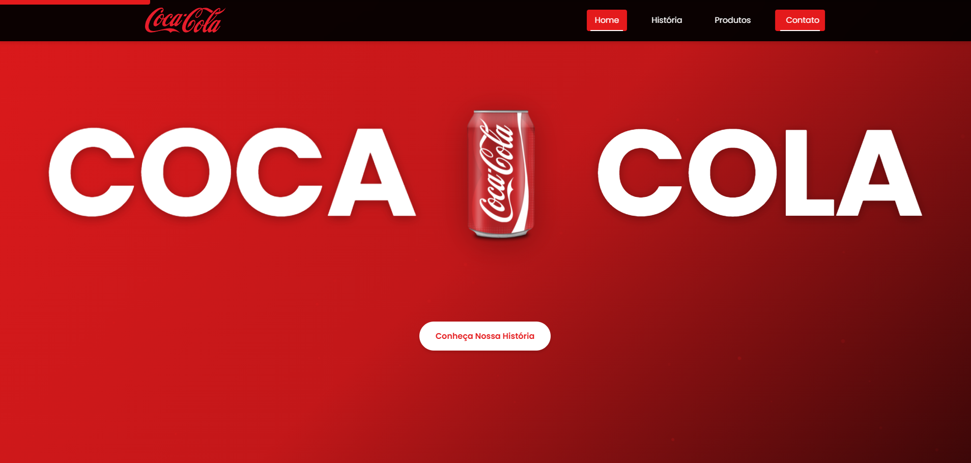 Coca-Cola — landing animada com GSAP e ScrollTrigger para experiência imersiva
