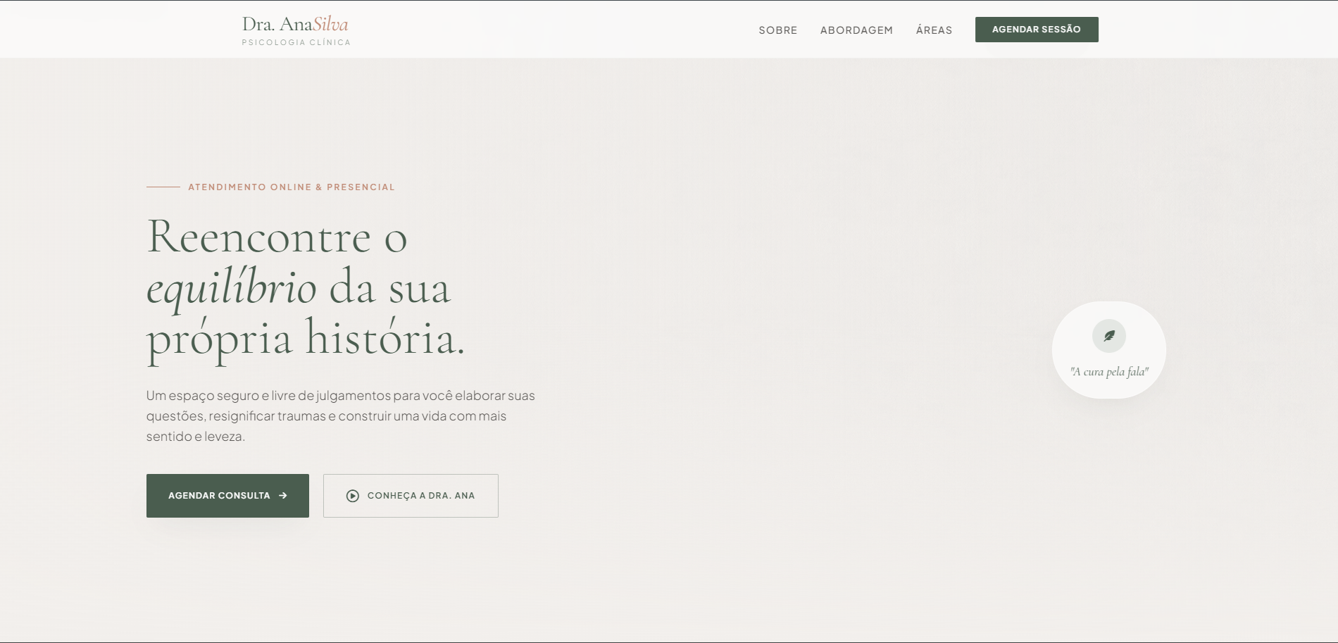 Psicológica Premium — site Institucional para psicológica com design moderno e funcionalidades interativas
